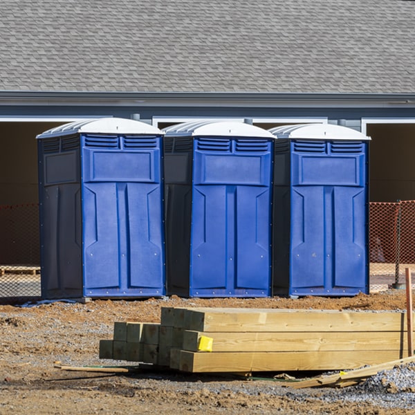 what is the expected delivery and pickup timeframe for the portable restrooms in Herron